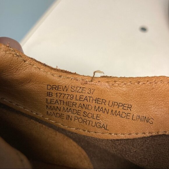 MIZ MOOZ Sz 37 Drew Leather Stacked  2.5” Heel Made in Portugal Ankle Booties - Picture 8 of 11